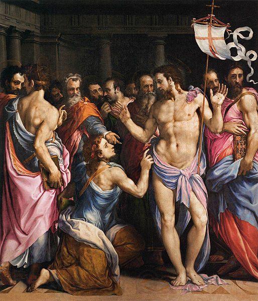 Francesco Salviati The Incredulity of St Thomas France oil painting art